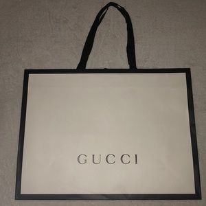 2 Authentic Gucci Shopping Bags